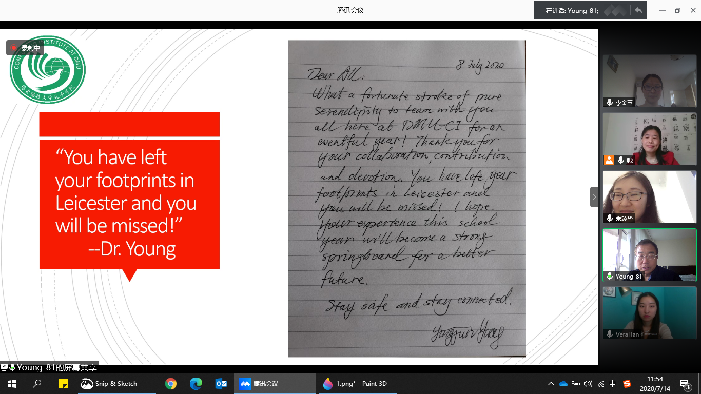 d79256a2a2ec4e66b25200badd2dc6f9.png Pic 3 The Director's Thank-You Note to the Volunteer Teachers.png